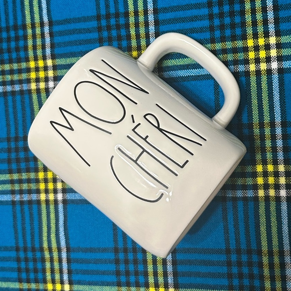 Rae Dunn VALENTINE'S DAY *Love Themed* Coffee Mug, Mon Cheri -‎ Dunn By Magenta